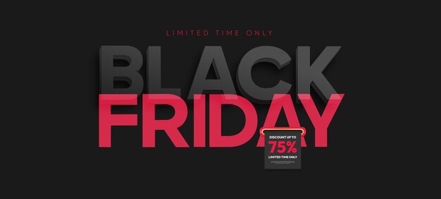 Vector captivating black friday promotion art