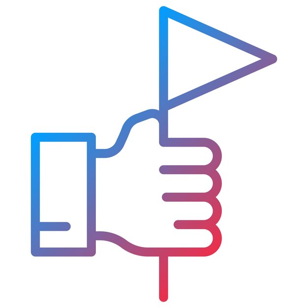 Capture The Flag icon vector afbeelding Kan worden gebruikt voor Game Design