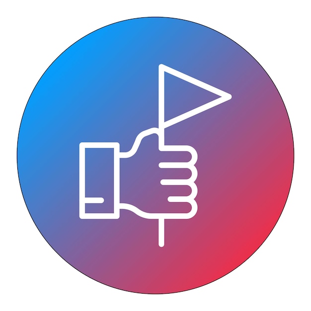 Capture The Flag icon vector afbeelding Kan worden gebruikt voor Game Design