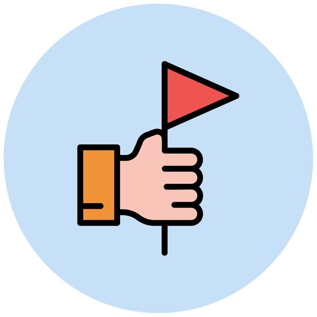 Capture The Flag icon vector afbeelding Kan worden gebruikt voor Game Design