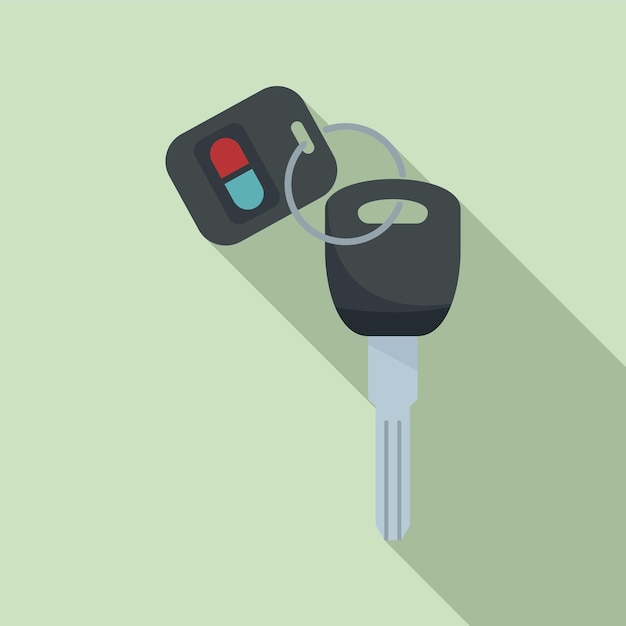 Vector car alarm equipment icon flat illustration of car alarm equipment vector icon for web design