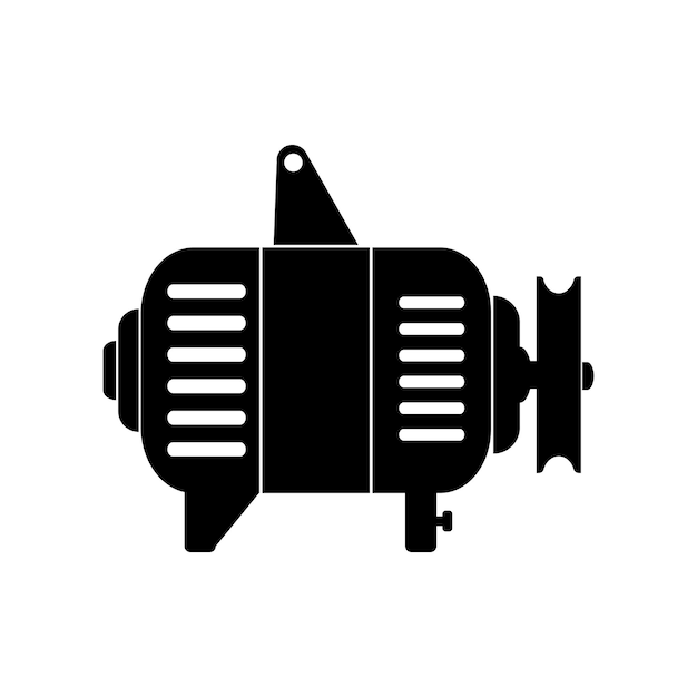 Vector car alternator icon