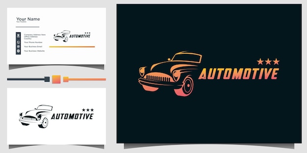 Vector car automotive logo template