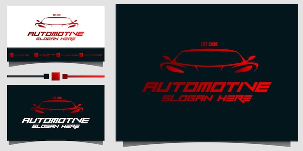 Vector car automotive logo template