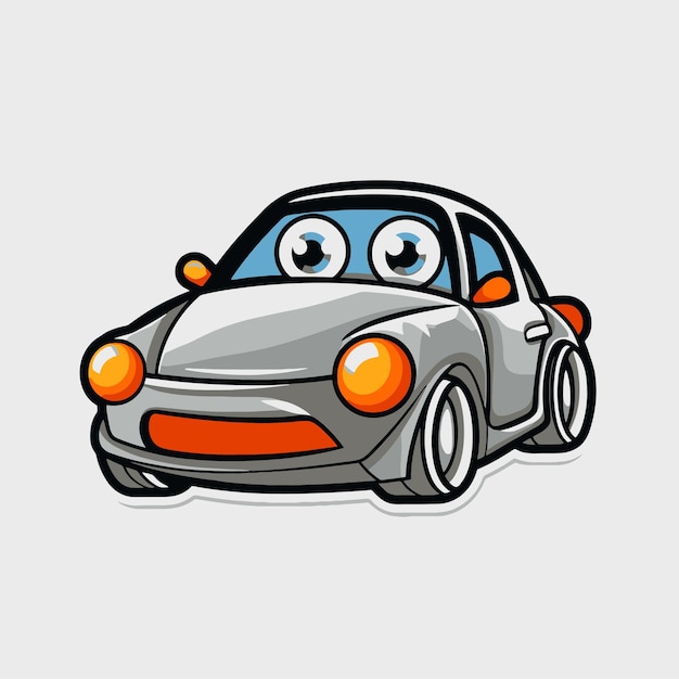 Vector car cartoon illustration