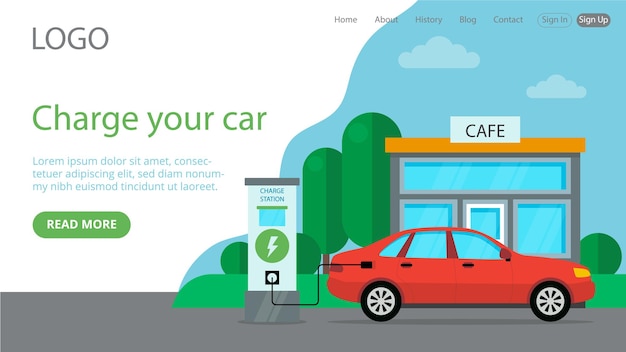 Car Charge landing page