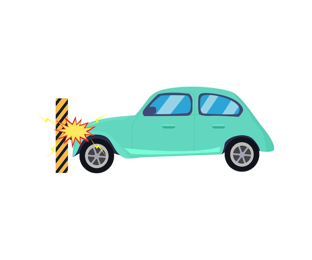 car crash cartoon vector illustration 17004947 Vector Art at Vecteezy