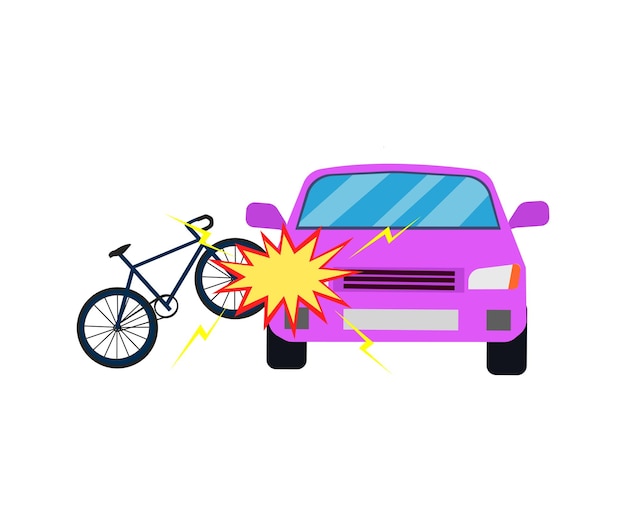 Car Crashes Illustration