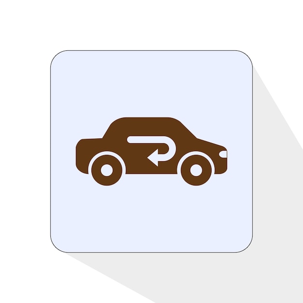 Vector car dasboard symbol