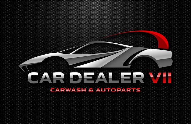 Vector car dealer logo