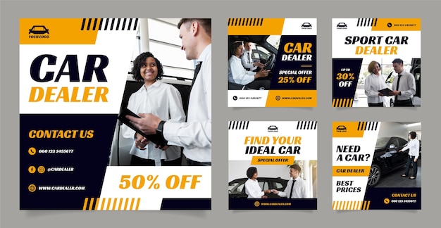 Car dealer template design