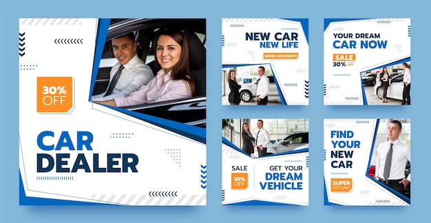 Car dealer template design