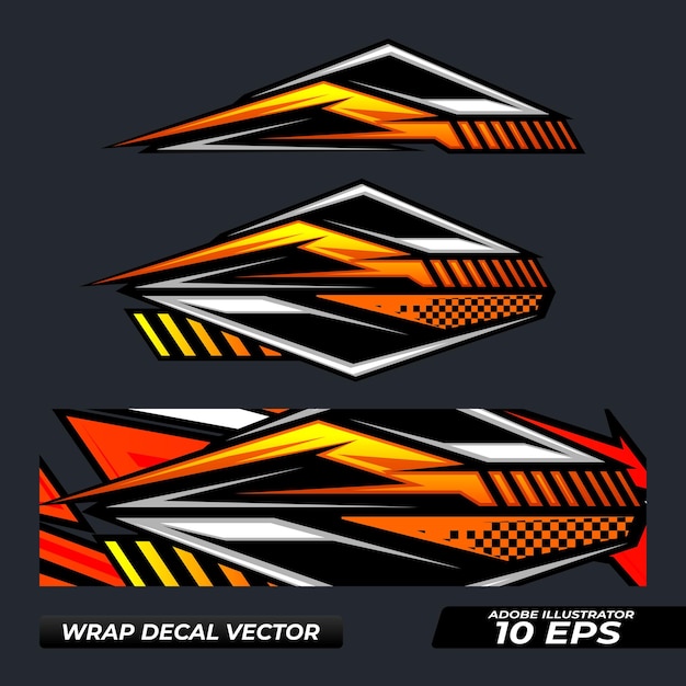 Vector car decal sticker vector collection 2