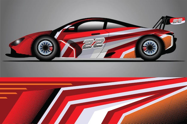 Car Decal Wrap  Design Vector