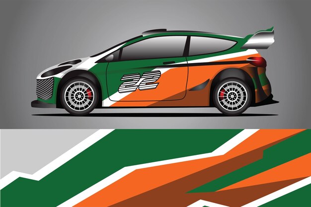 Car Decal Wrap  Design Vector