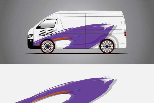 Car Decal Wrap  Design Vector