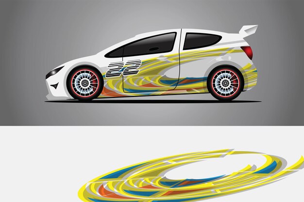 Car Decal Wrap  Design Vector