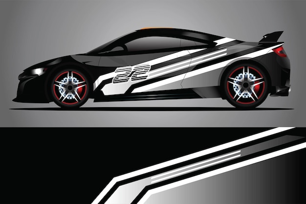 Car Decal Wrap  Design Vector