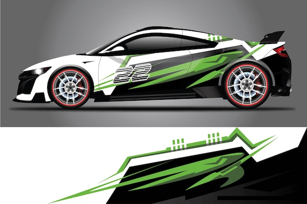 Car Decal Wrap  Design Vector