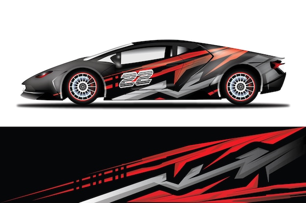 Car Decal Wrap  Design Vector