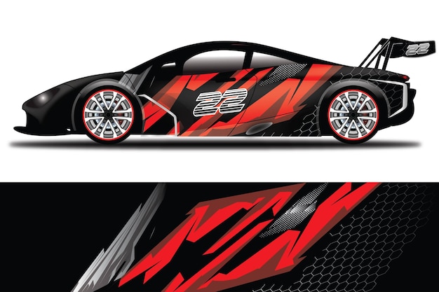 Car Decal Wrap  Design Vector