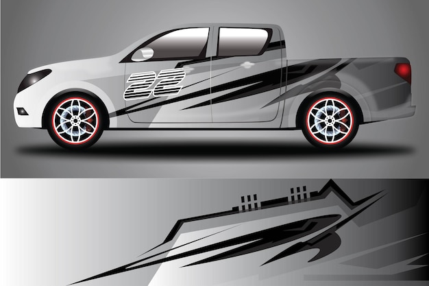 Car Decal Wrap  Design Vector