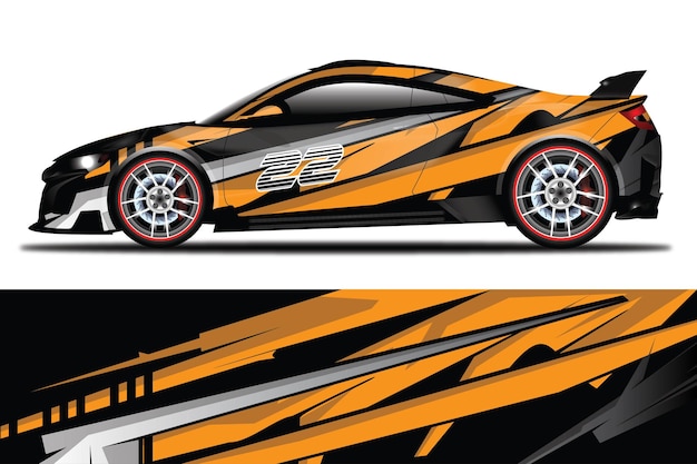 Car Decal Wrap  Design Vector