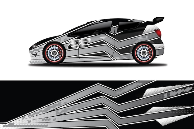 Car Decal Wrap  Design Vector