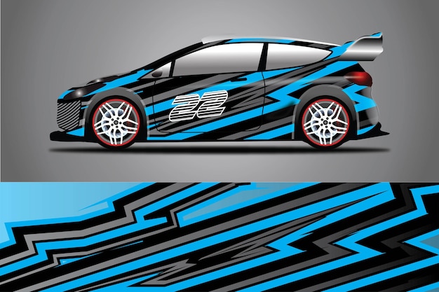 Car Decal Wrap  Design Vector