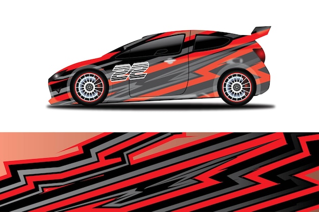 Car Decal Wrap  Design Vector