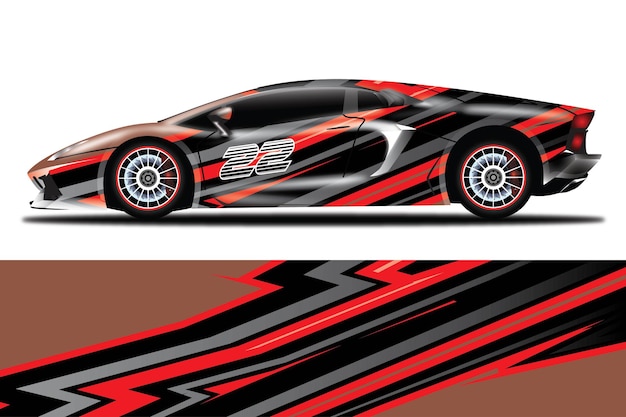 Car Decal Wrap  Design Vector