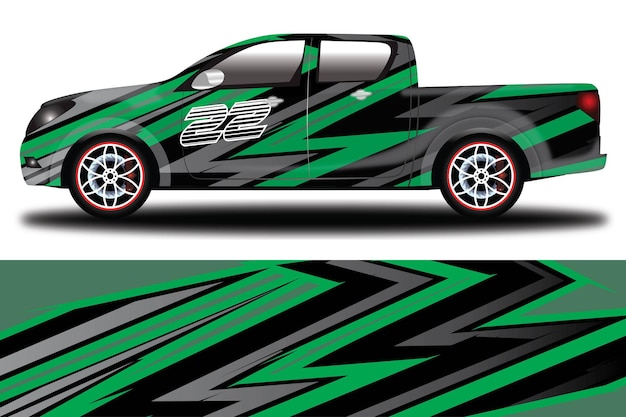 Car Decal Wrap  Design Vector