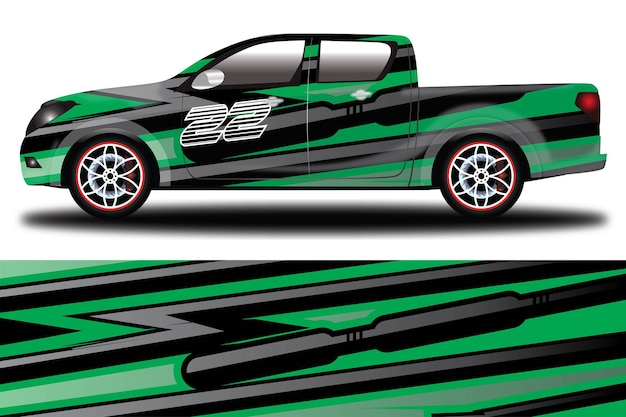 Car Decal Wrap  Design Vector