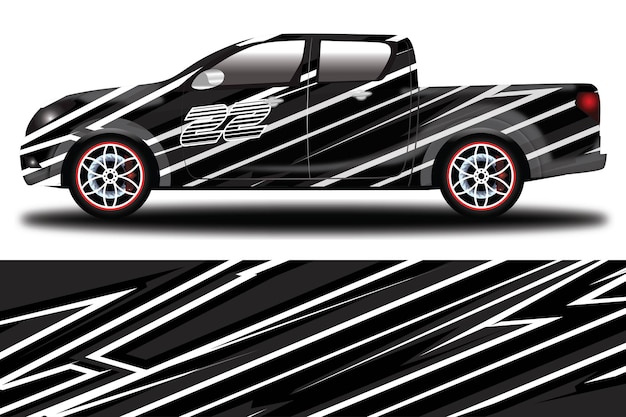 Car Decal Wrap  Design Vector