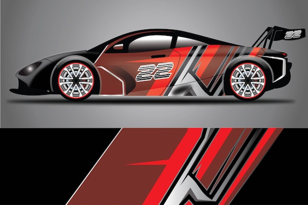 Car Decal Wrap  Design Vector