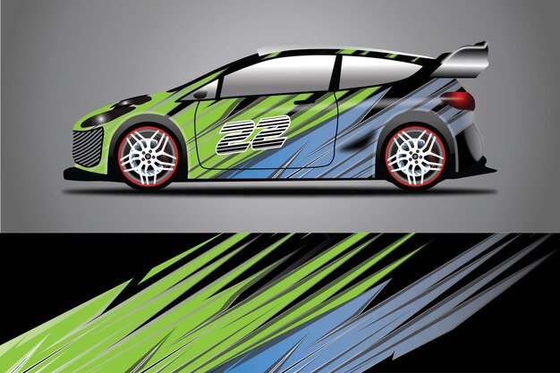 Car Decal Wrap  Design Vector