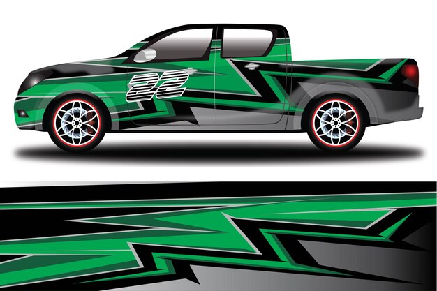 Car Decal Wrap  Design Vector