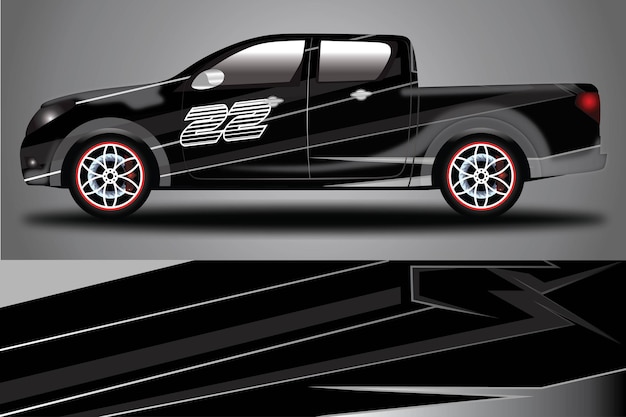 Car Decal Wrap  Design Vector