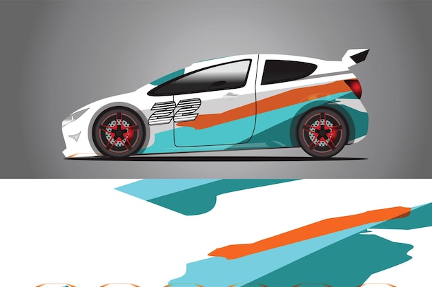 Car Decal Wrap  Design Vector