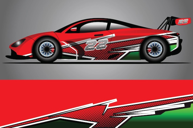 Car Decal Wrap  Design Vector