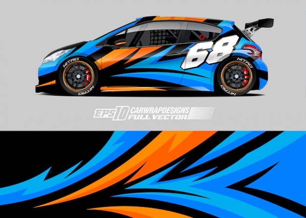 Car decal wrap designs