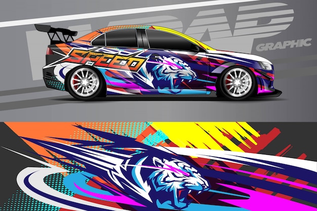 Car Decal Wrap illustratie