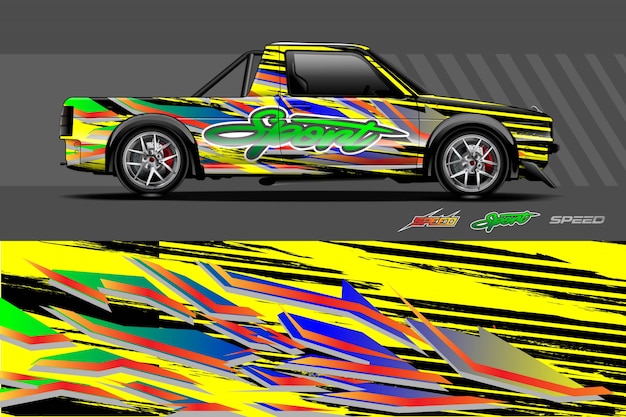 Car Decal Wrap illustratie