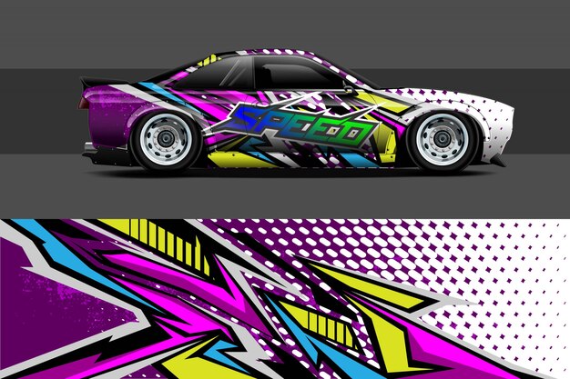 Car Decal Wrap illustratie