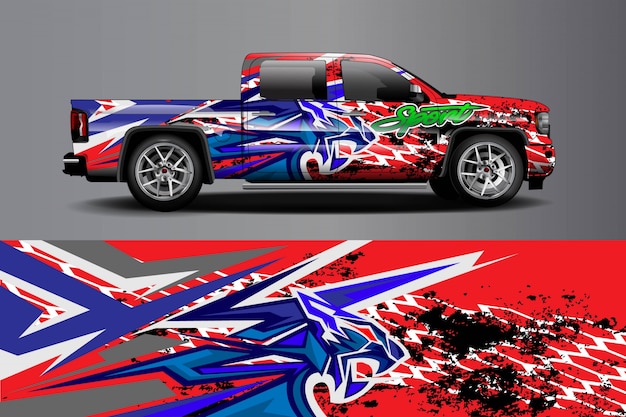 Car Decal Wrap illustratie