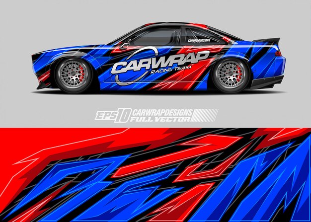 車のデカールラップテンプレート