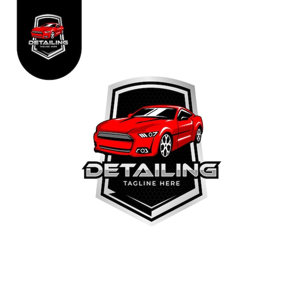 Car detailing logo