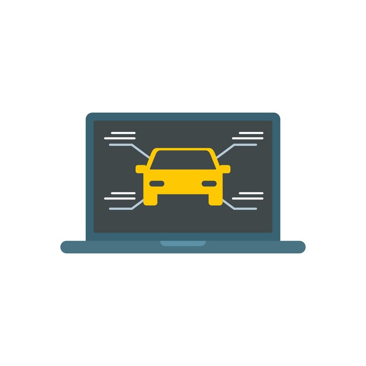 Vector car door repair icon flat illustration of car door repair vector icon for web design
