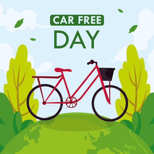 Car free day card