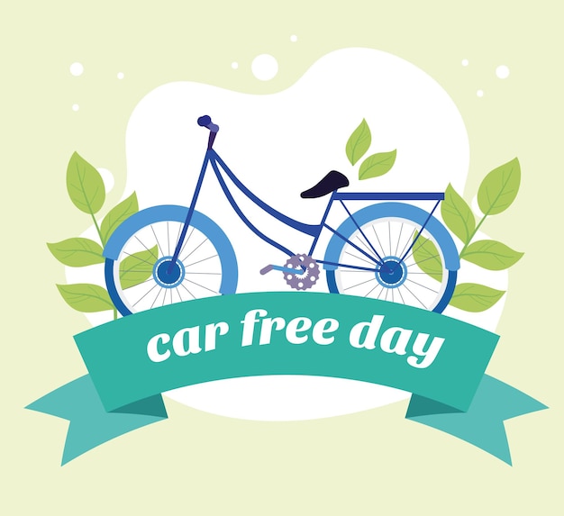 Vector car free day